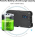 ZJchao 52mm Reduce Reflected Light Device, CPL Lens Filter, Rechargeable Fill Light for Photography, Live Streaming
