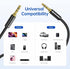 3.5mm (3.3ft/1m,Hi-Fi Syncwire Nylon Braided Aux Cable Sound), Audio Auxiliary Input Adapter Male to Male Cord