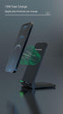 Wireless Charging Station, 15W Fast Wireless Charging Station with Sleep-Friendly Adaptive Light, Compatible with