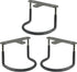 Skywin Rubberized Under Desk Laptop Mount, 3 Racks in 1 Set to Hold Under Desk Laptop Holder Organizer Rack (Laptop Not