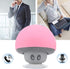 Socobeta Bluetooth Speaker Mini Portable Speaker Mushroom Subwoofer with Suction Cup Function