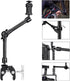 FOMITO 11 inch Articulating Magic Arm + Super Clamp for DSLR Rig Camera, LCD Monitor, LED Video Light