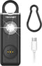 TECKNET 130dB Rechargeable Personal Safety Alarm Keychain with SOS Strobe Light for Women and Kids