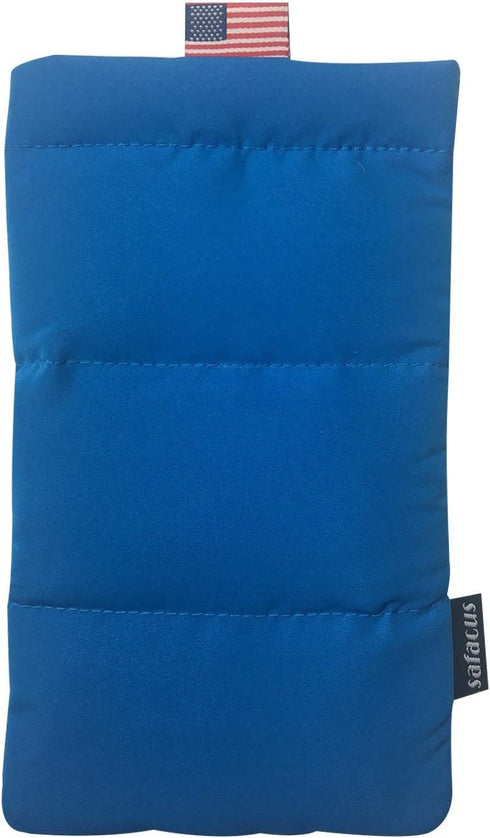Thermal Phone Case Prevent OVERHEATING in The Sun, Cellphone Pouch for Camping Prevents Freezing, Extends Battery Life, Outdoor Warm Cover Bags for iPhone,Samsung Galaxy (Blue)