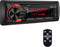 DOVOX Bluetooth Car Stereo Marine Radio: Single Din LCD Display Audio System -