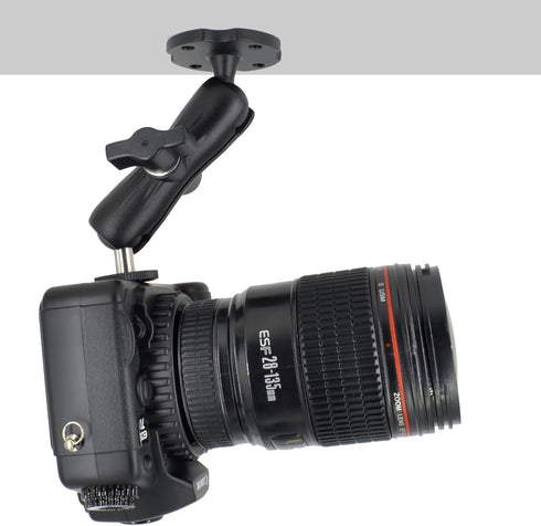 Aluminum Heavy Duty Camera Mounts, Free Rotation Wall Mount for Camera/Video Cameras, 1/4"-20x0.25
