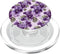 Vintage Flowers African Violet Lover African Violet Inspired Flower Pattern Plant Lover Floral PopSockets MagSafe PopGrip for