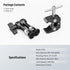 NEEWER 6"/15cm Adjustable Magic Arm with Super Clamp, 1/4" & 3/8" Threads for Flash/LED Light/Microphone/Monitor