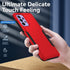 Samsung Galaxy A53 5G Case with Screen Protector, Durable Red Rubber Cover for Full Body Protection.