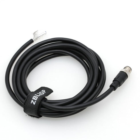 M12 4 Pin Male Actuator Sensor Signal Cable A-Coded Electrical Industrial Shield Cable for Automation Control, Fieldbus