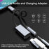 USB C to 3.5mm Headphone and Charger Adapter, 3 in 1 USB C to Aux Audio Jack with USB C&Lightning Fast Charge Dongle Cable for iPhone 15, Galaxy S23 S22, Pixel 7 6, iPad Pro/MacBook Air