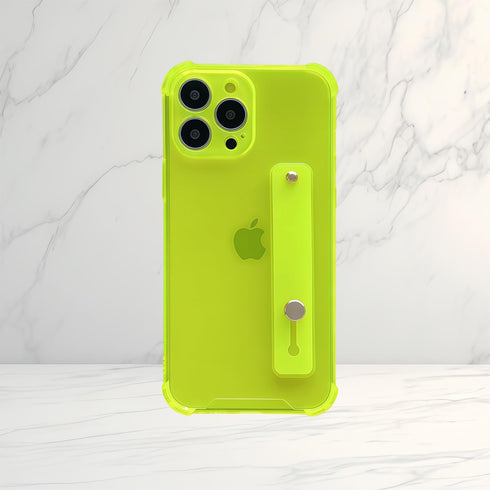 siduater Strap Holder Case for 6.1" iPhone 12 Pro, Clear Soft TPU Protective Shockproof Bumper