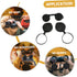 Objective Lens Caps 1 Set Eyepiece Cover Protection for Binocular Lens Caps, Protective for Binoculars Black Rubber
