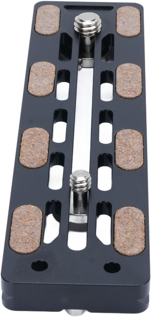 Akozon 1/4in 3/8in Camera Plate Aluminum Alloy Baseplate Screw for DSLR Mirrorless Action Compact Tripod Mount