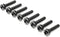 Replacement Screws - 1 Set of Metric Screws (Model RS-198358) Pan Head - Philips Drive - Black Plated (Pack of 8)