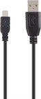 PASOW Mini USB 2.0 Charging Cable A-Male to Mini-B for Dash Cam, 16FT, Straight