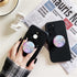 Clear Crystal Glitter Collapsible Expandiing Moblile Phone Grip Stand Holder for Smartphones and Tablets Cell Phone Accessory (Colorful Glitter)