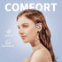 JIECAN Open Ear Headphones - Bluetooth V5.3 Wireless Earbuds with Earhooks, Digital Display Charging Case, Waterproof