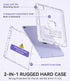 Case for iPad Air 5th/4th Generation (2022/2020) 10.9'', for iPad Pro 11 Inch, Hard Slim Cover with Pencil