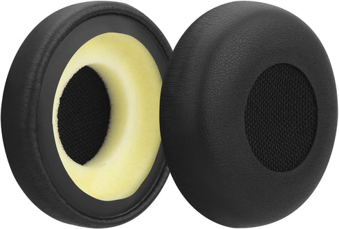Geekria QuickFit Replacement Ear Pads for Jabra Evolve 65 MS, 65 UC, 65, Evolve 40 UC/MS, 40, Evolve 30 II UC, 20 SE UC Headphones Ear Cushions, Headset Earpads, Ear Cups Cover Parts (Black)