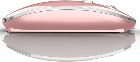 Wireless Mouse for MacBook Pro, Air, iMac, Desktop Computer, Chromebook, Win7/8/10 PC HP Dell (Rose Gold)