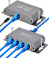 WinRaybot 4 1 4 PS5, 1000Mbps Port Gigabit Ethernet Splitter to - Powered Network Switch with Wall Mount Ears for Home