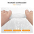3 Pack 12x12inWashable Headsets, K&F Concept Microfiber Lens Cleaning Cloths Reusable Vacuum Wrapped Glasses
