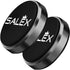 Magnetic Phone Mounts 2 Pack with 3M Adhesive - Black Flat Cell Phone Holder for Car Dashboard, Wall, Mirror.