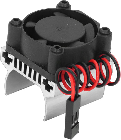 1/18 VGEBY RC Motor Cooling Fan, Efficient Heat Dissipation Compact Design Scale Heatsink Accessory for RC Enthusiasts