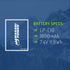 Wasabi Power Battery for Canon LP-E10, EOS Rebel T3, T5, T6, T7, T100, 1100D, 1200D, 1300D, 1500D, 2000D, 3000D, 4000D,