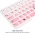 Dell Keyboard Cover Skin for Latitude 5480 5490 7490, E3340 E7450 E7470 E5450 E5470 E5491 E7480, Ombre Pink (US Layout)