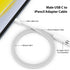 Pencil Charger Adapter for Apple Pencil 1st Generation, USB C to Pencil Adapter for iPad 10, USB-C to Lightning