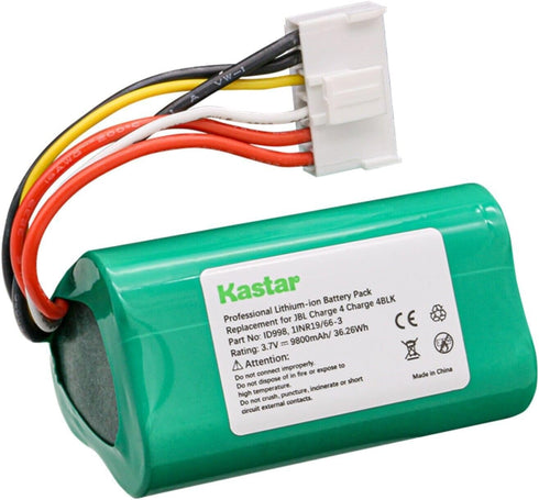 Kastar 1-Pack Battery Replacement for JBL Charge 4, JBLCHARGE4WHTAM, JBLCHARGE4GRNAM, JBLCHARGE4YELAM,