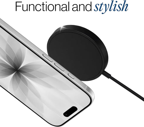 Spotminders. 15W SPOTMINDERS Wireless Charger for iPhone, AirPods, Tracking Card Flat Fast Charging Pad QI Compatible