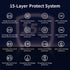 20000mAh Heated Vest Battery Pack, 5V 2A Power Bank for Heated Clothing, Fast Recharging for Heated Jackets, Camping