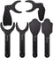 RZJZGZ (6Pcs) Dental Photo Contrast Black Background Board, Autoclavable Dental Orthodontic Oral Cheek Retractors