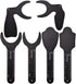 RZJZGZ (6Pcs) Dental Photo Contrast Black Background Board, Autoclavable Dental Orthodontic Oral Cheek Retractors