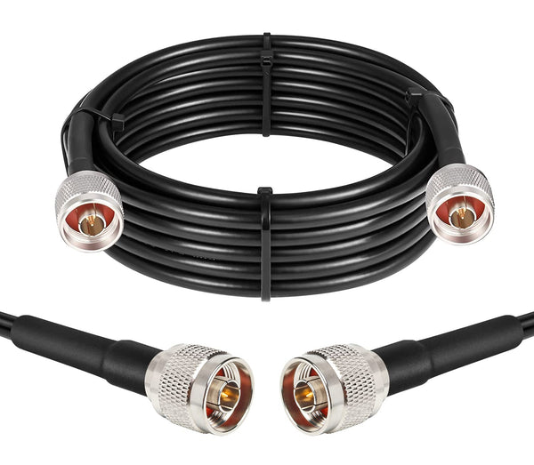 XRDS -RF N Coax Cable 15 ft, KMR240 50 Ohm Low Loss