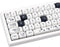 PBT Keycaps 120 Keys, Black White Cute Keycaps, Dye-Sublimation Puppy Comic Theme for Mechanical Keyboards