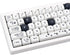 PBT Keycaps 120 Keys, Black White Cute Keycaps, Dye-Sublimation Puppy Comic Theme for Mechanical Keyboards