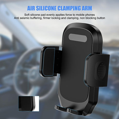 TNAIYH Car Phone Holder, Shockproof Vehicles Vent Phone Mount with Metal Hook Clip, Handsfree Automotive Interior