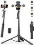 USKEYVISION 70" Multifunctional Phone Tripod for iPhone with Light, Extendable Selfie Stick with