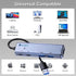 Znoogrn 5 1 3.0 5 in USB Hub, USB Extender with USB C Data Port, Ports USB Hub for Laptop, PC, Flash Drive, Mobile HDD