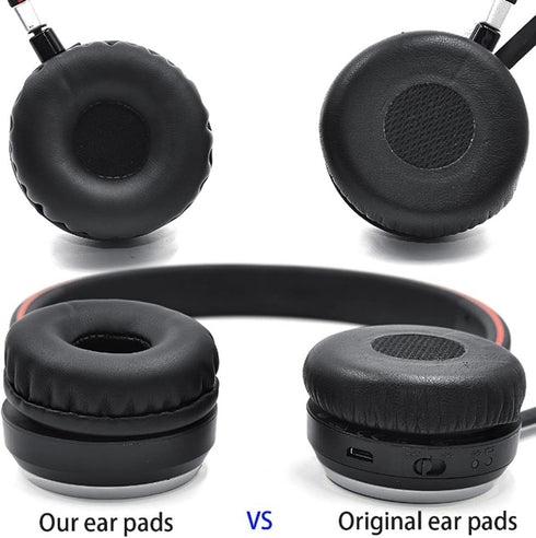 Ear Pads for Jabra Evolve 20, 20se, 30, 30II, 40, 65, 65+ Replacement Ear Cushion Foam Cover
