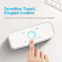 DOSS SoundBox Touch Bluetooth Speaker - 12W HD Sound, IPX5 Water-Resistant, 20H Playtime, Touch Control, White