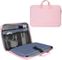 11.6-12.9 Inch Laptop Bag Sleeve for Women, TSA Travel Briefcase with Organizer for Lenovo, Macbook, Pink