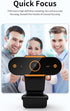 Generic 1080p Small USB External Webcam with Microphone, Webcam with Wide-Angle Lens, Laptop Camera, Computer