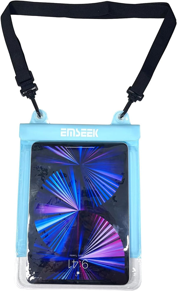 Floating Waterproof Tablet Case, eReader Cover Bag for iPad Pro, Galaxy Tab S9, Surface Go 3, Kindle Scribe (Light