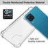 Samsung Galaxy A12 Case with Screen Protector, Shockproof Crystal Clear Slim Soft TPU Protective Cover