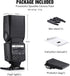 Powerextra Professional DF-400 Speedlite Camera Flash for Canon, Nikon, Pentax, Samsung, Fujifilm, Olympus, Panasonic,